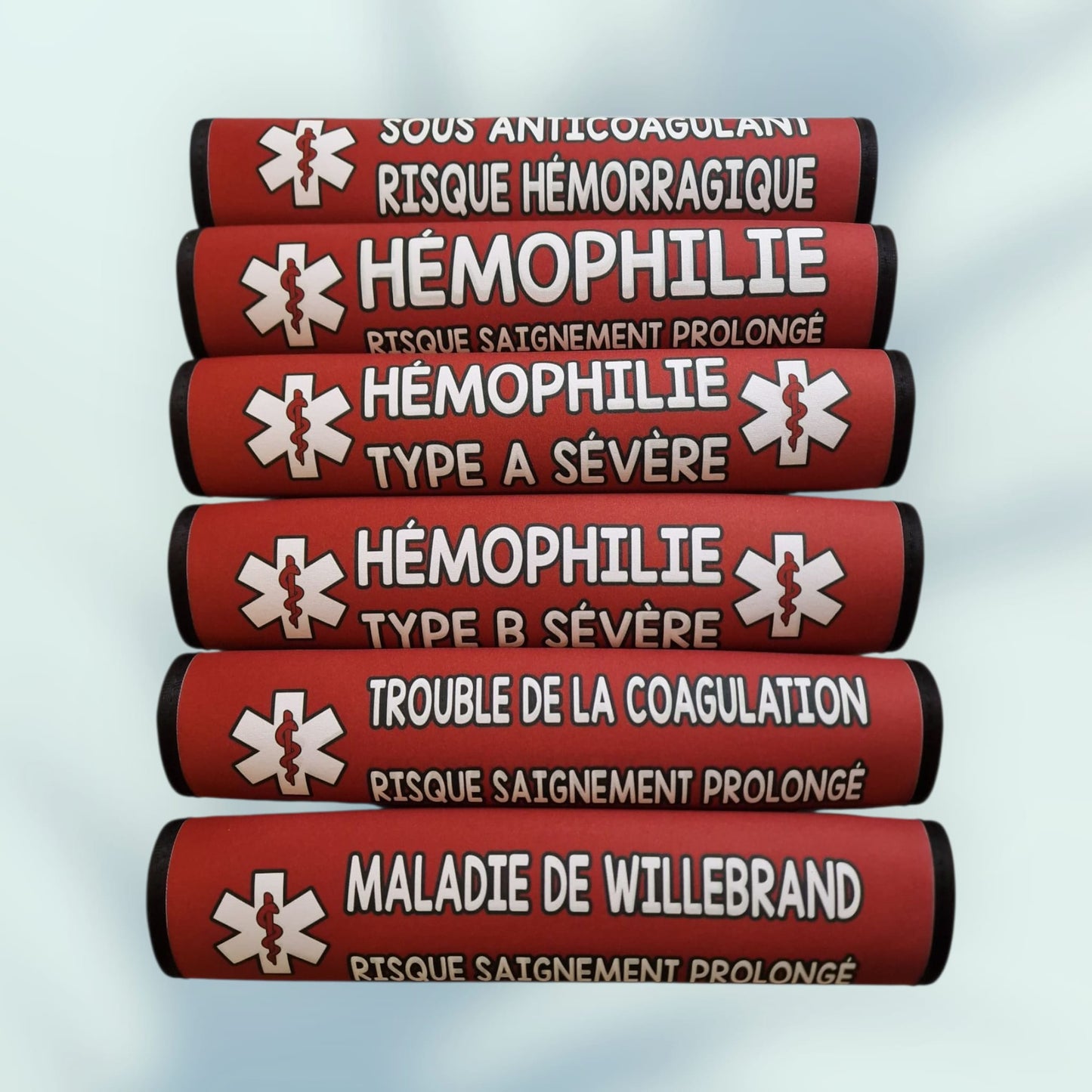Protège ceinture de sécurité « Trouble de la coagulation »