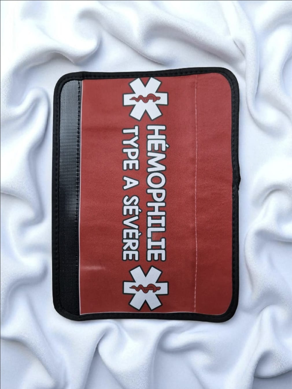 Protège ceinture de sécurité « Trouble de la coagulation »