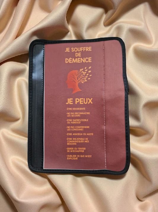 Protege ceinture de securite démence