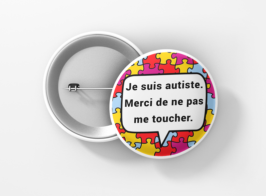 AUTISME. Ne pas me toucher (PLUSIEURS VISUELS)