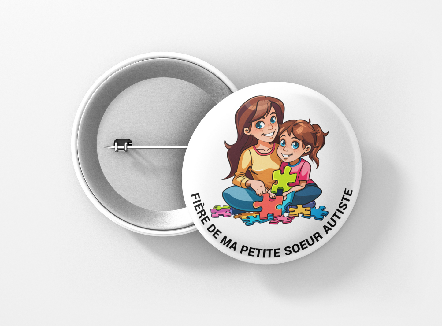 2 soeurs. autiste. Puzzle