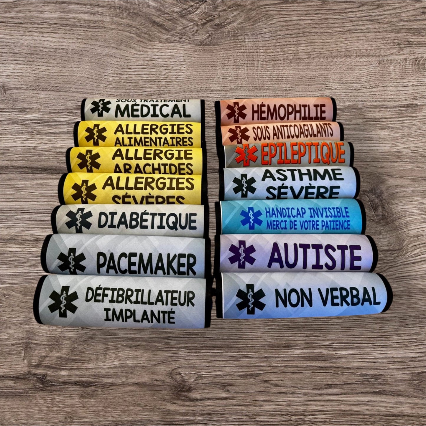 Bandeaux VITASTRAP MINI - Alerte médicale.