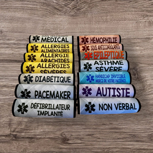 Bandeaux VITASTRAP MINI - Alerte médicale.