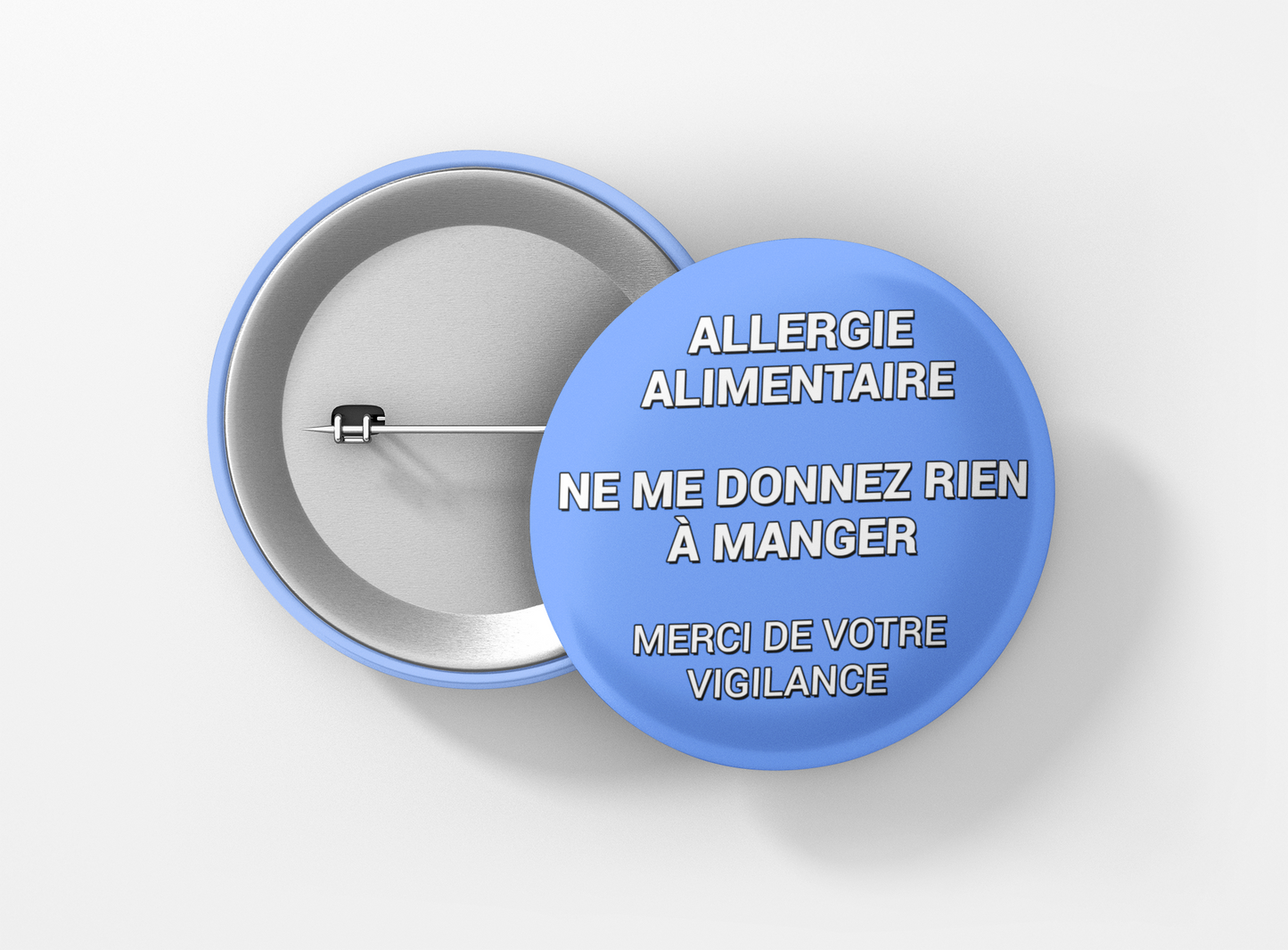 Allergie alimentaire ne me donnez rien a manger bleu