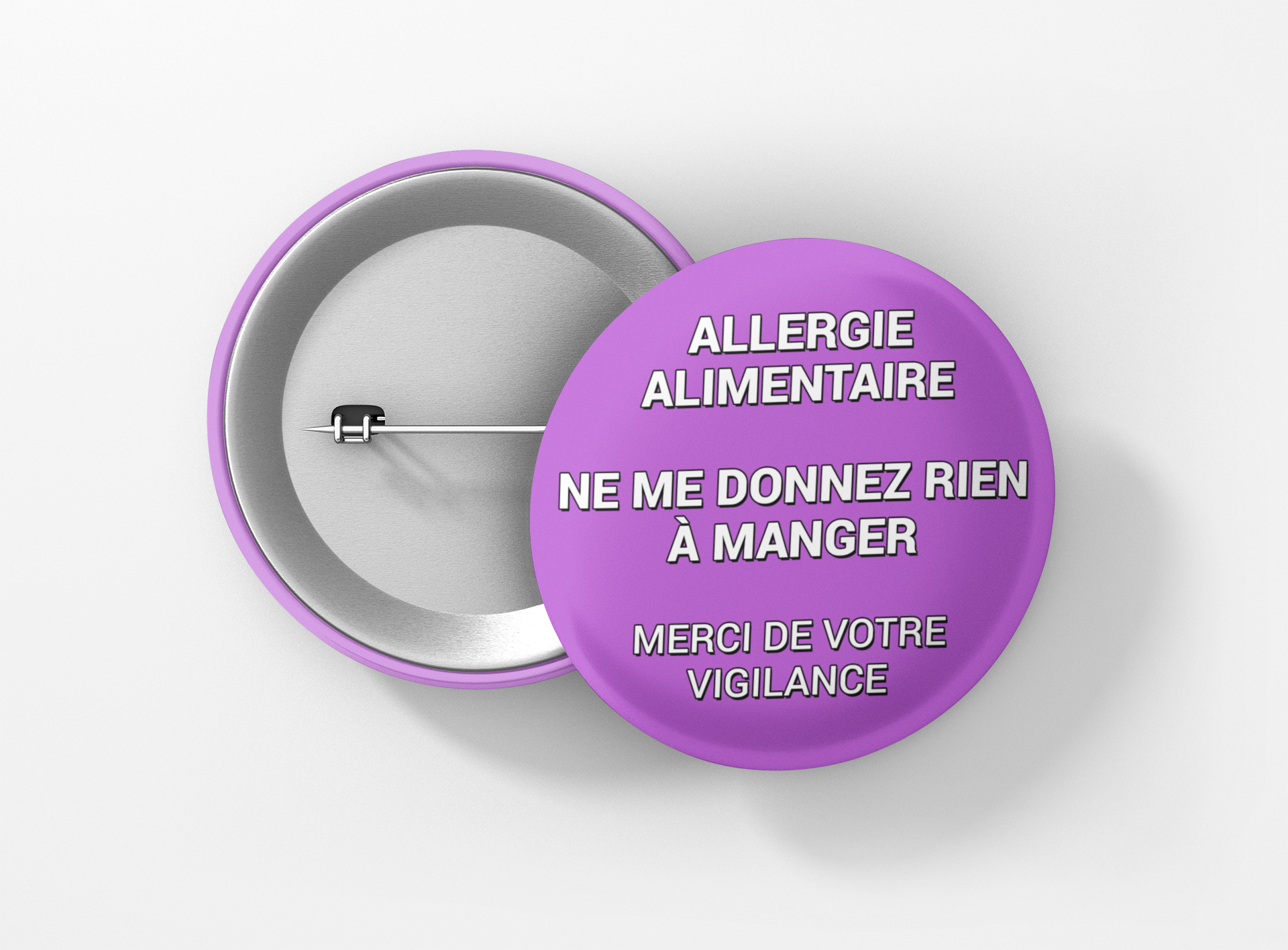 Allergie alimentaire ne me donnez rien a manger mauve