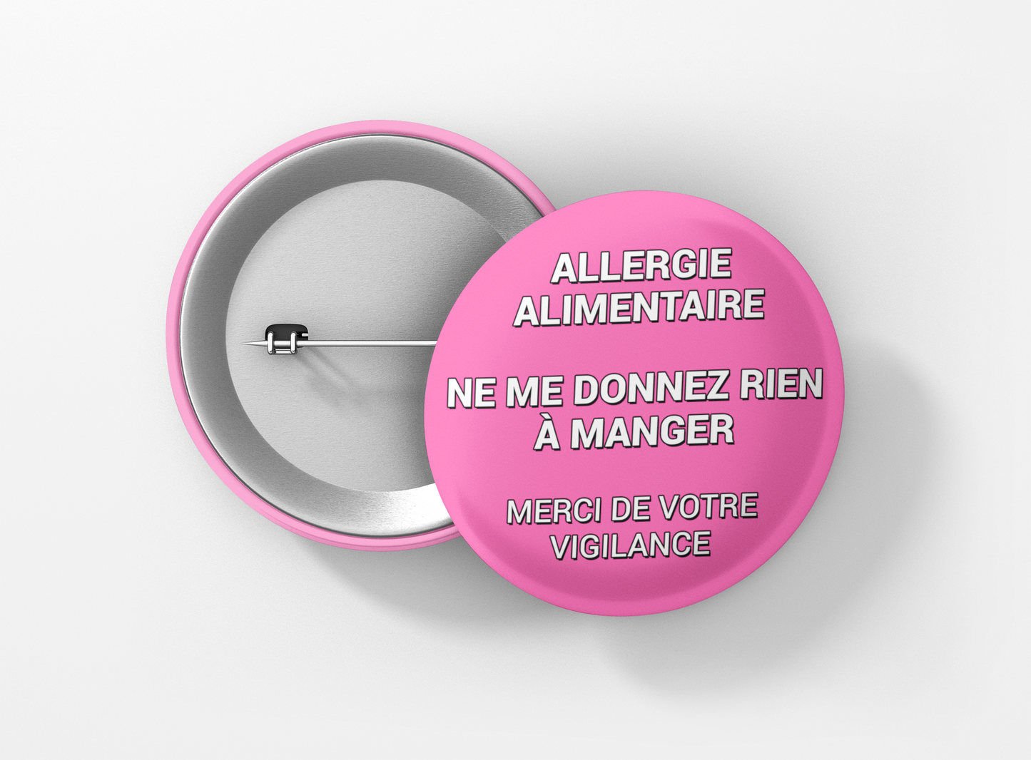 Allergie alimentaire ne me donnez rien a manger rose