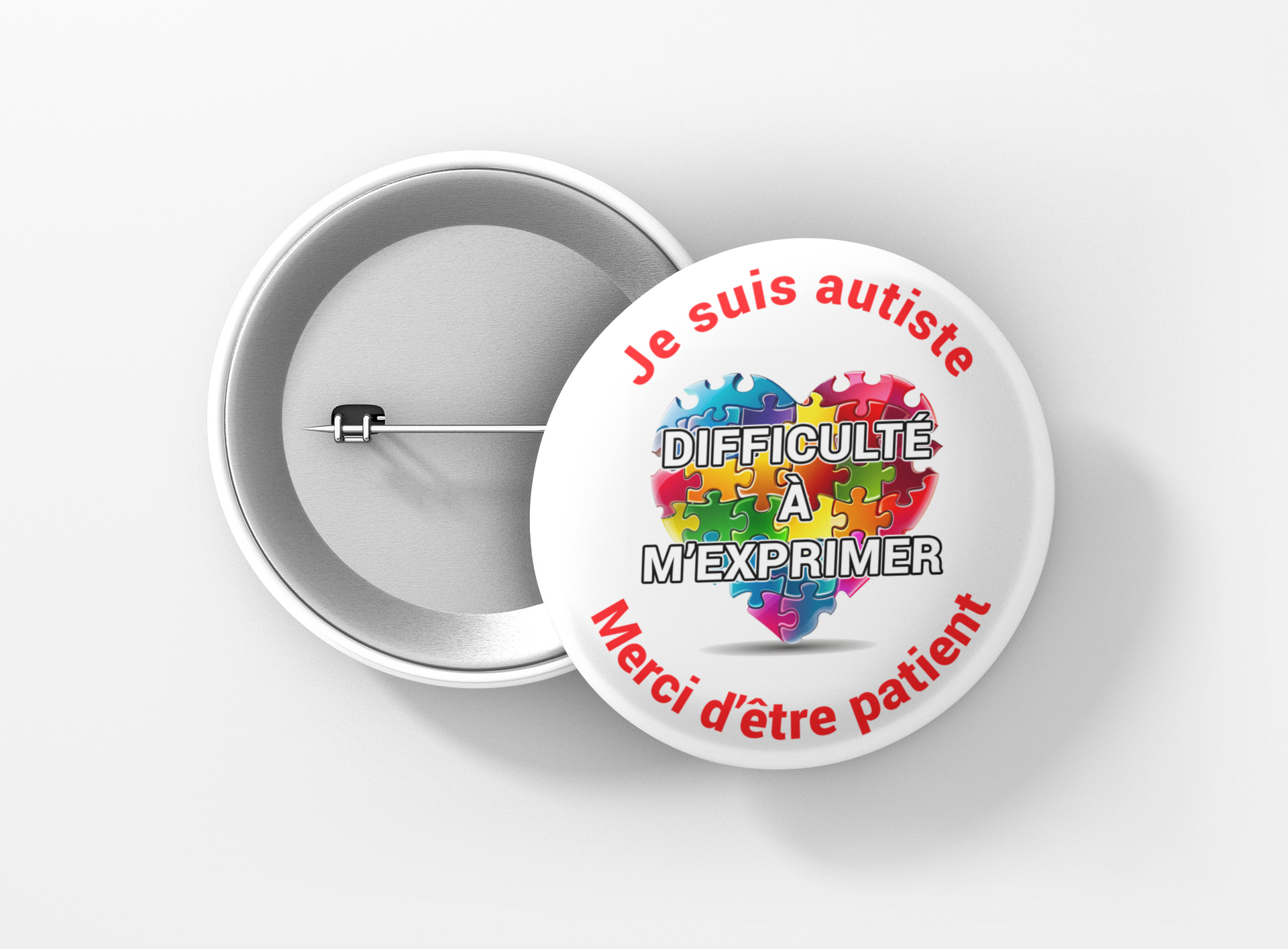 Autiste difficulte a exprimer coeur puzzle