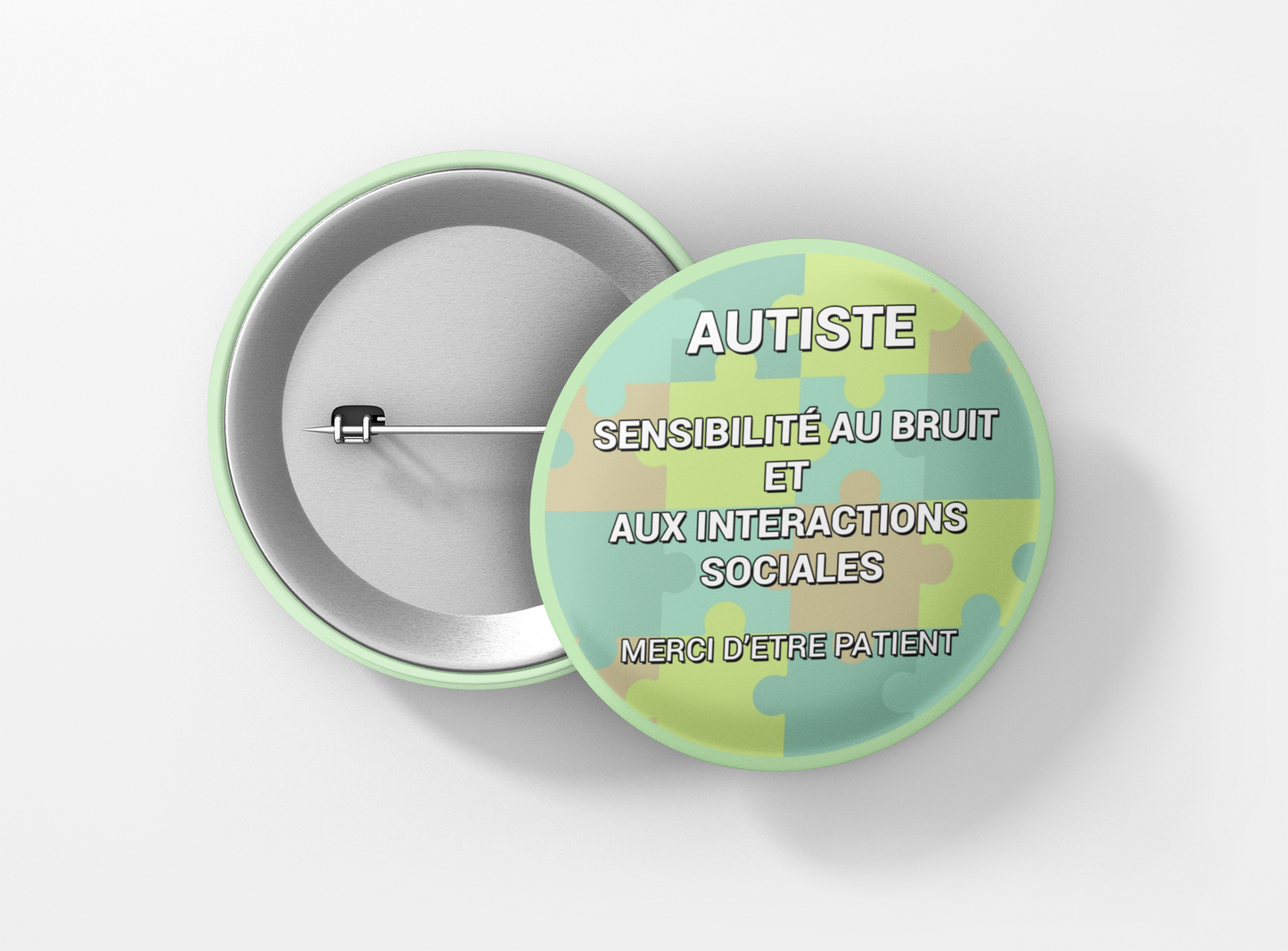 Autiste sensibilite au bruit. visuel vert 