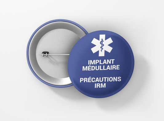Badge implant médullaire