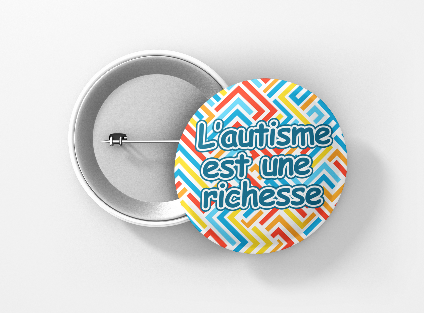 Badge l'autisme est une richesse