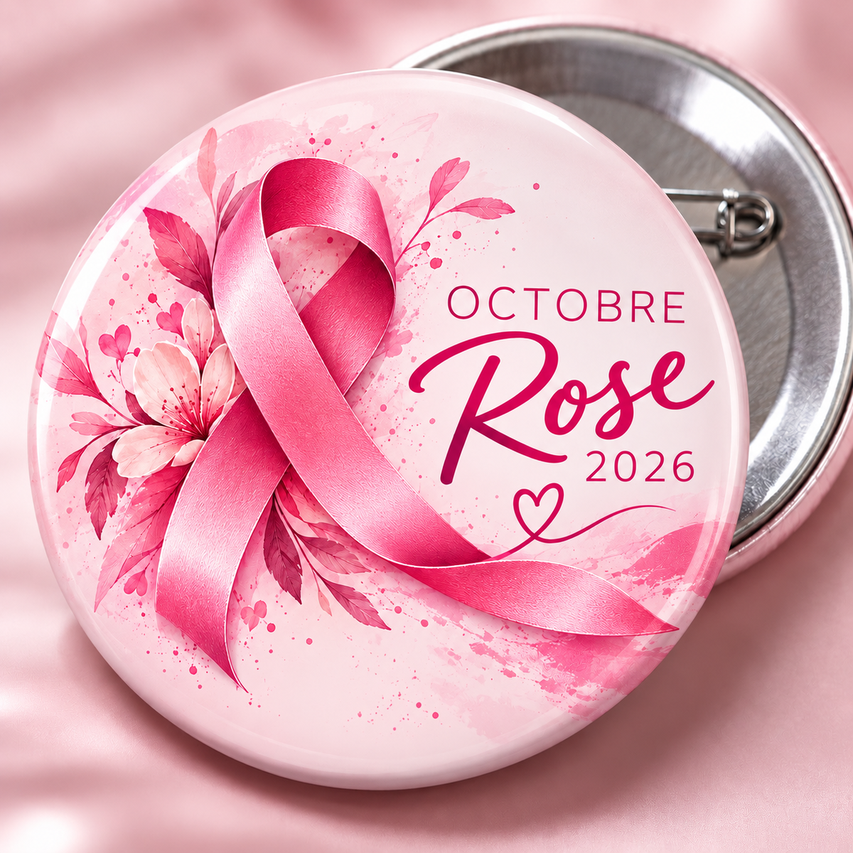 Badge octobre rose 2026