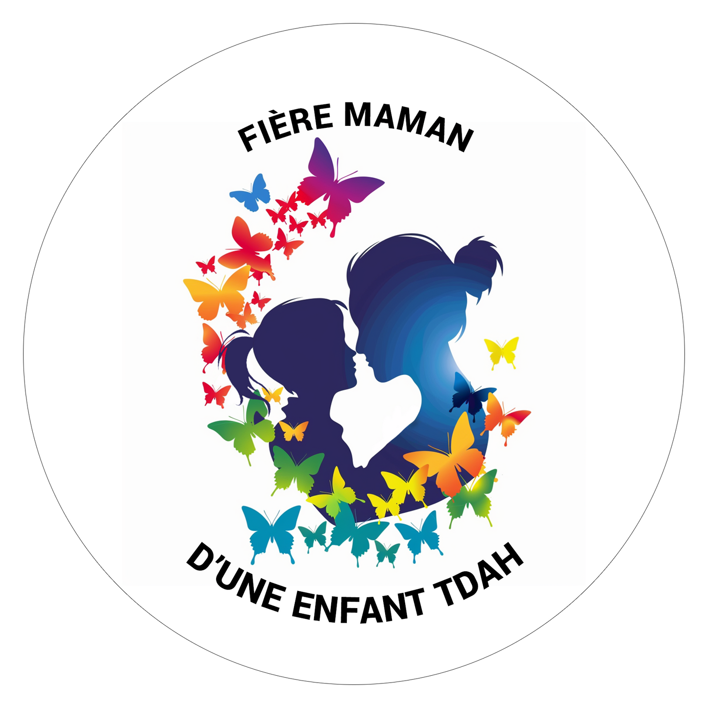 fière maman d'une enfant TDAH