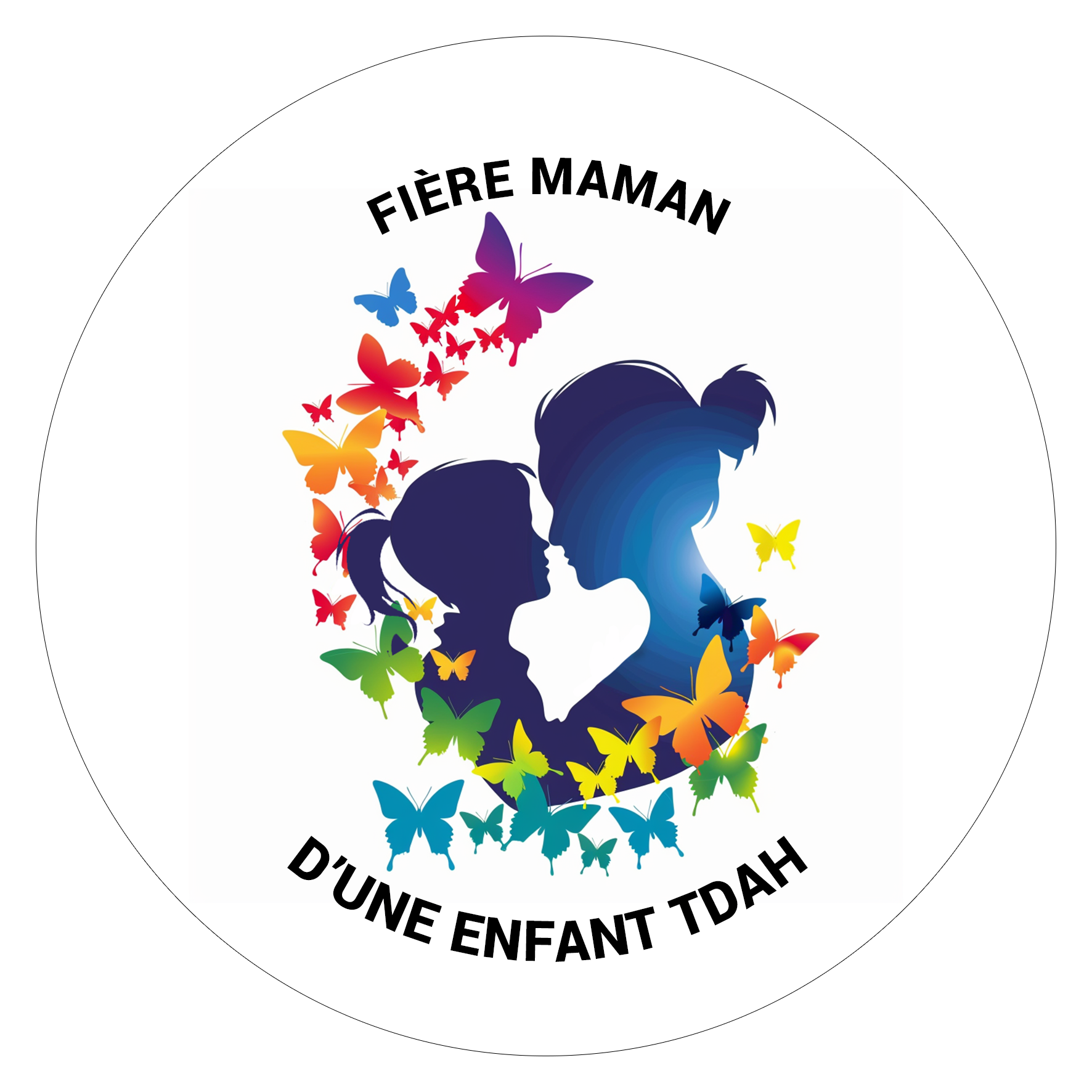 fière maman d'une enfant TDAH