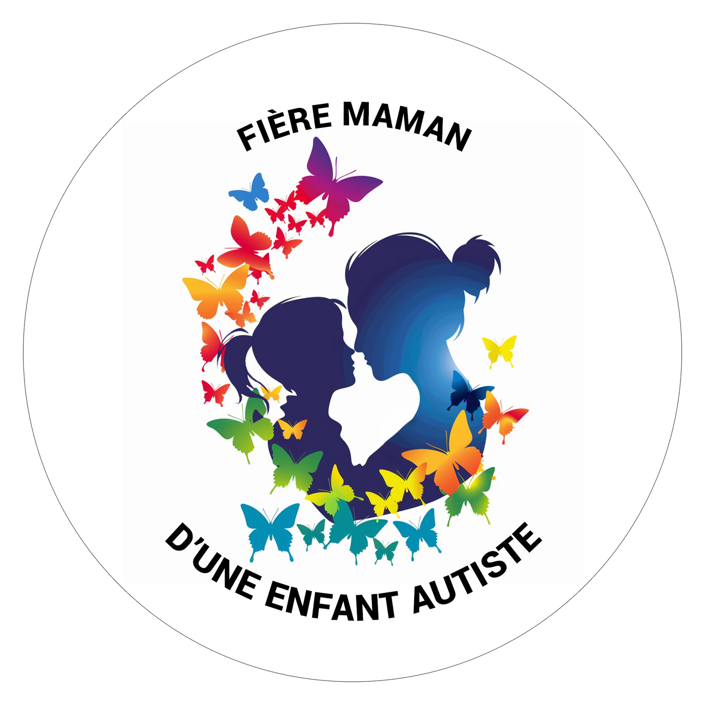 fière maman d'une enfant autiste