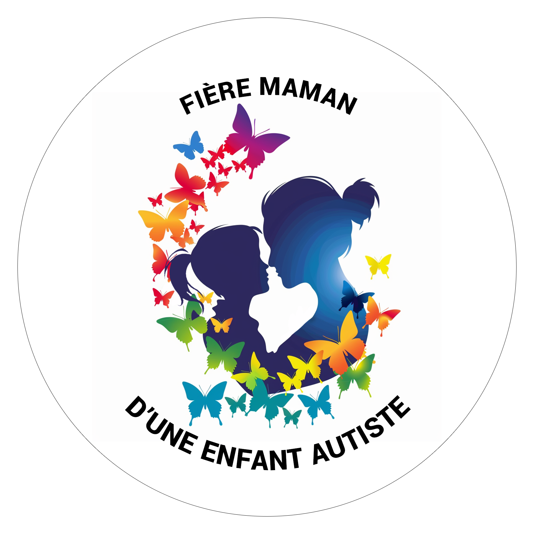 fière maman d'une enfant autiste