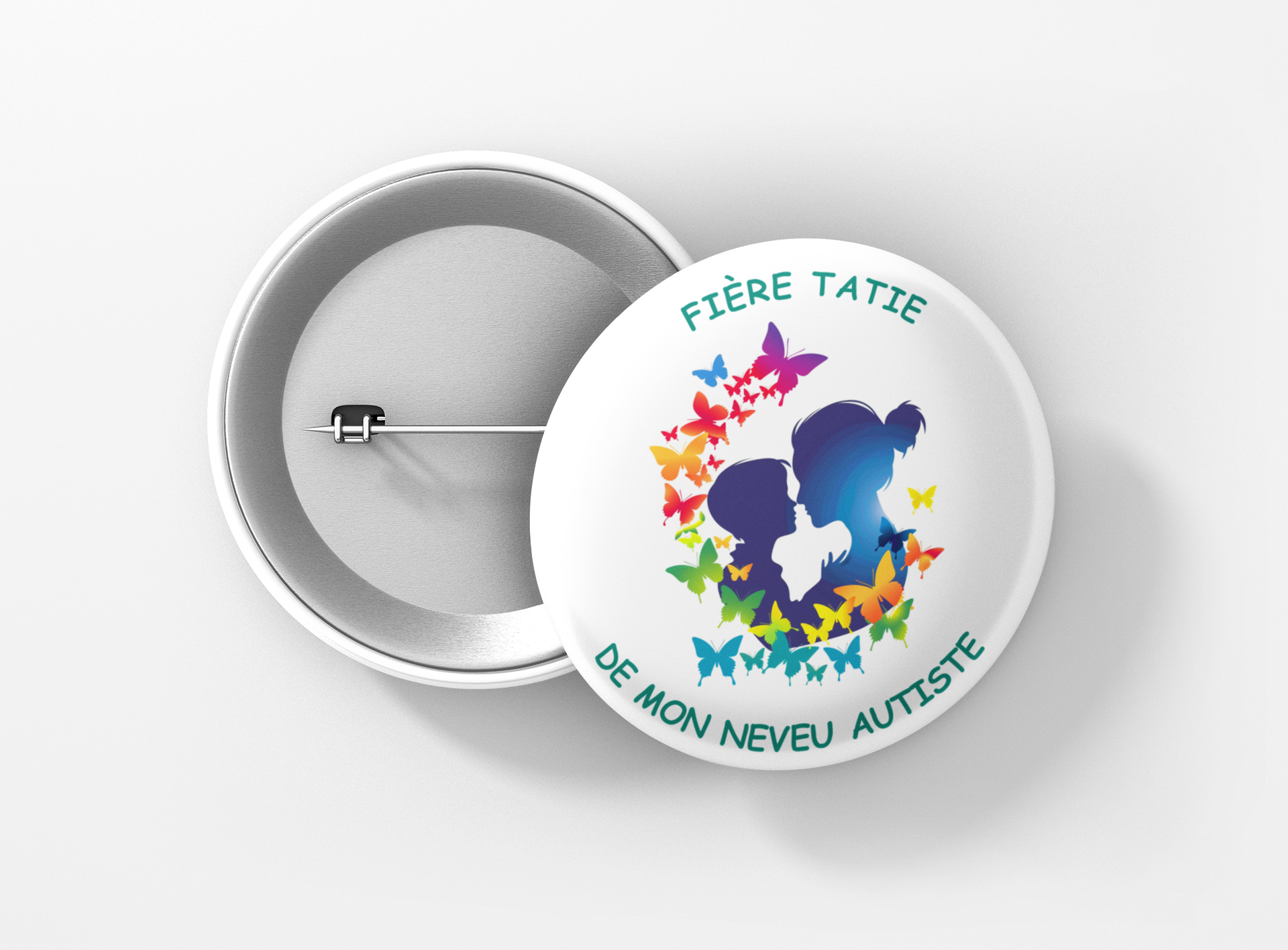 Fiere tatie neveu autiste papillons 