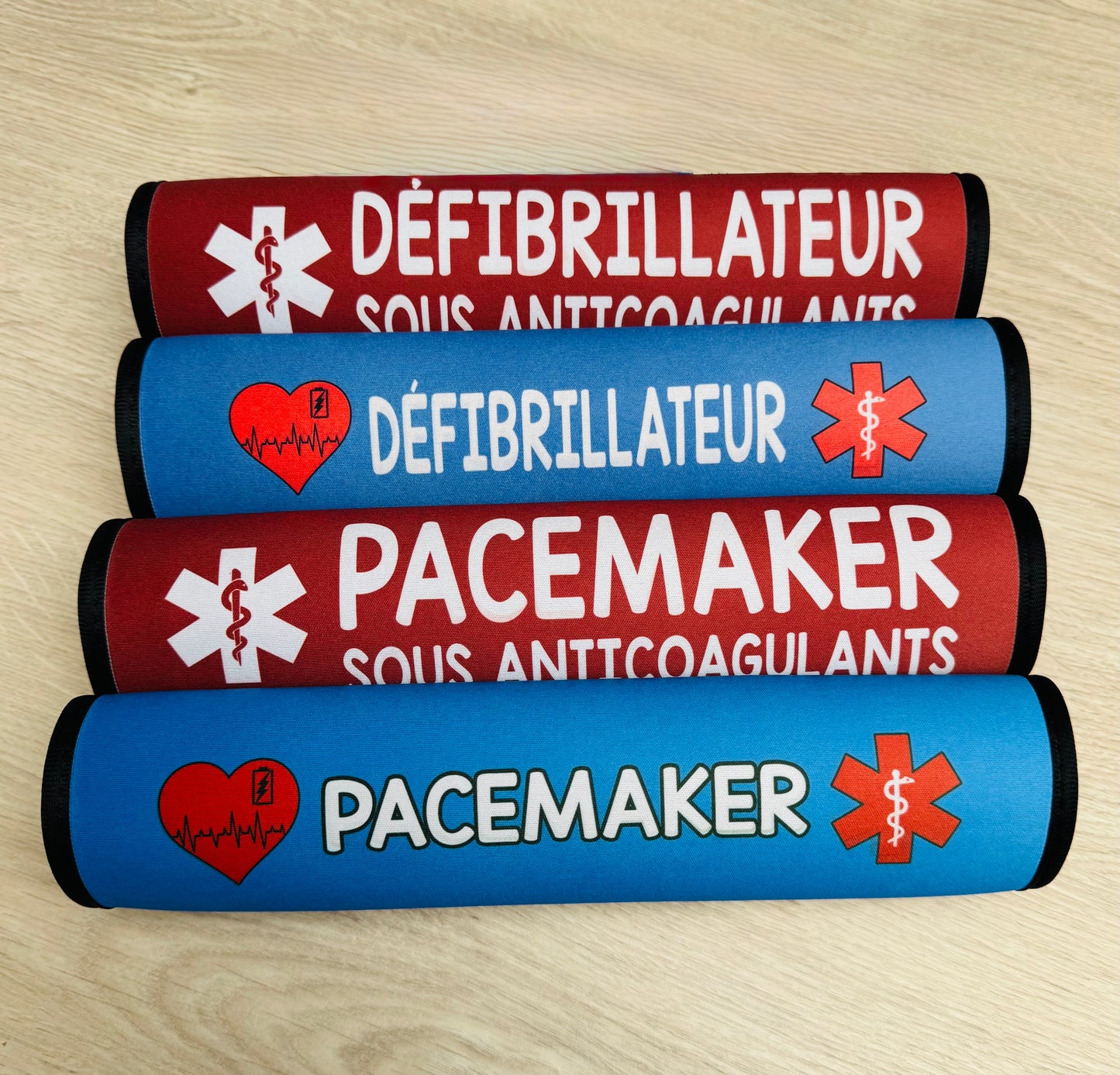 Protège ceinture de sécurité PACEMAKER/DEFIBRILLATEUR