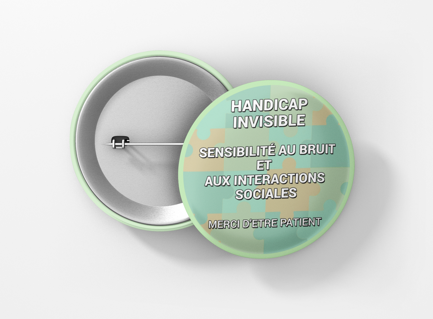 Handicap invisible. Sensibilité bruit. Sensibilité interactions sociales. Vert