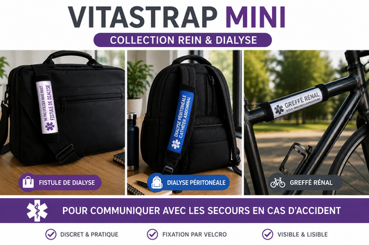 Bandeaux VITASTRAP MINI - Dialyse et greffé rénal
