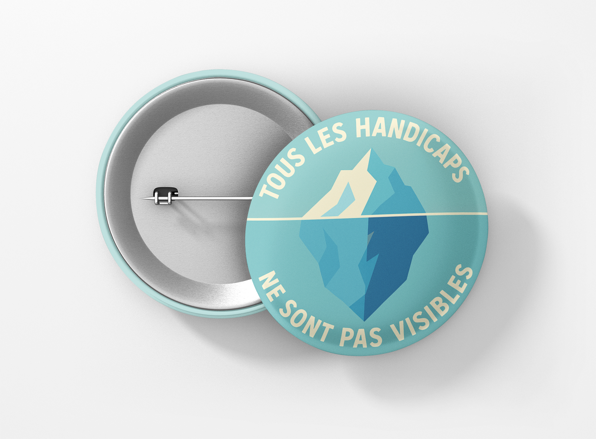 J'ai un handicap invisible. ICEBERG.