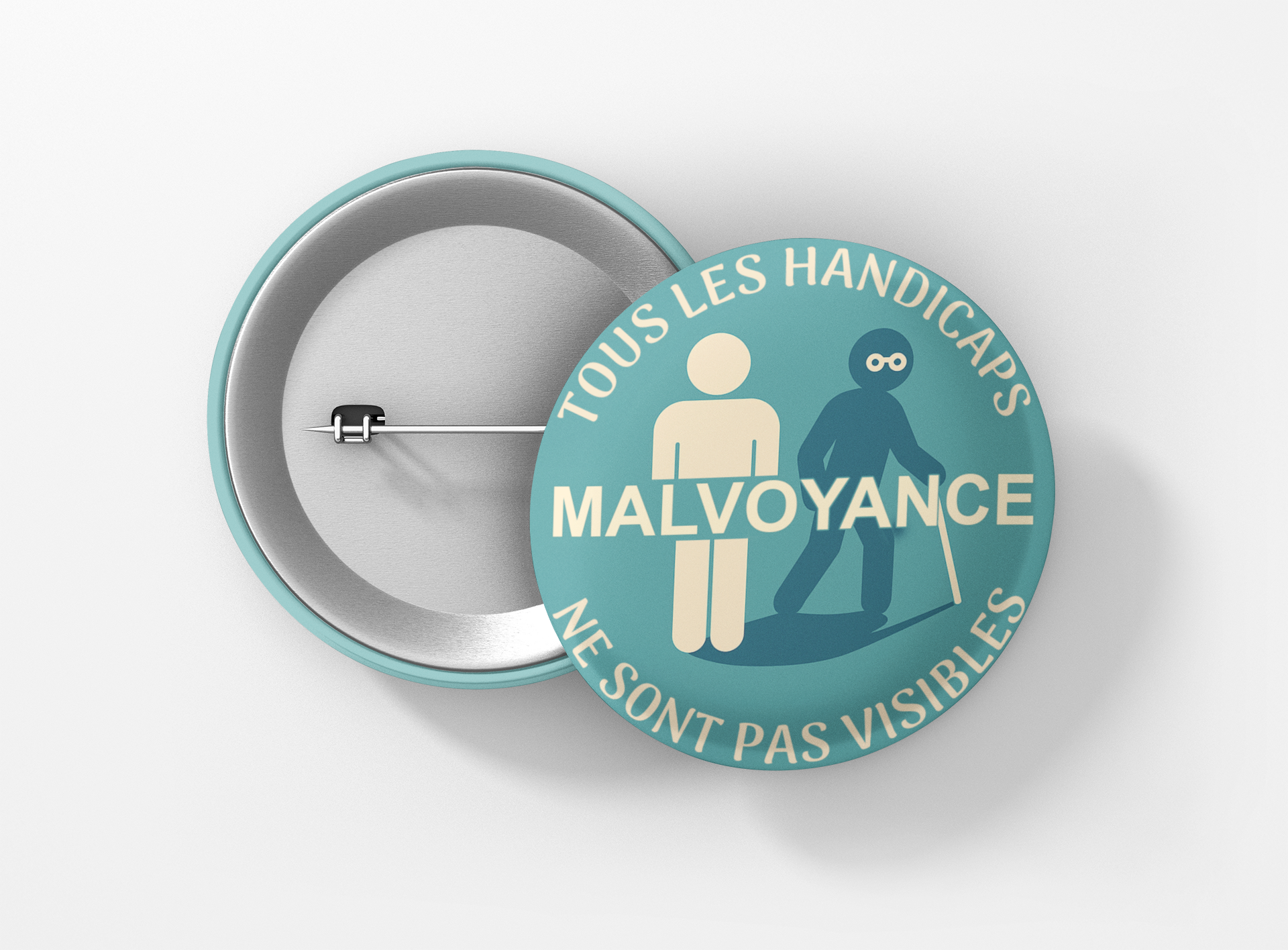 J'ai un handicap invisible. Malvoyance. Cécité. Aveugle.