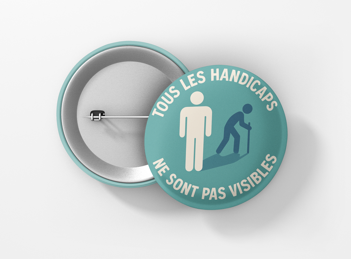 J'ai un handicap invisible. Marche difficile.