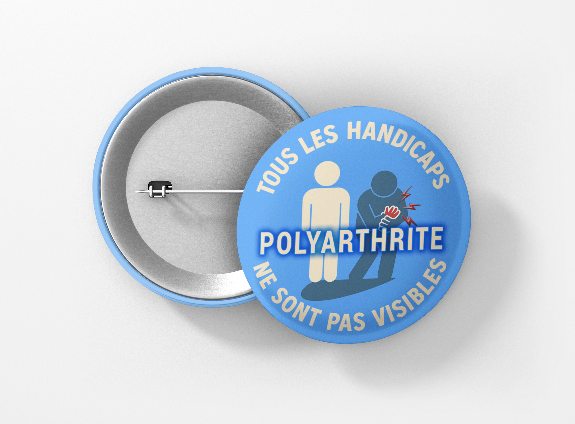 J'ai un handicap invisible. POLYARTHRITE