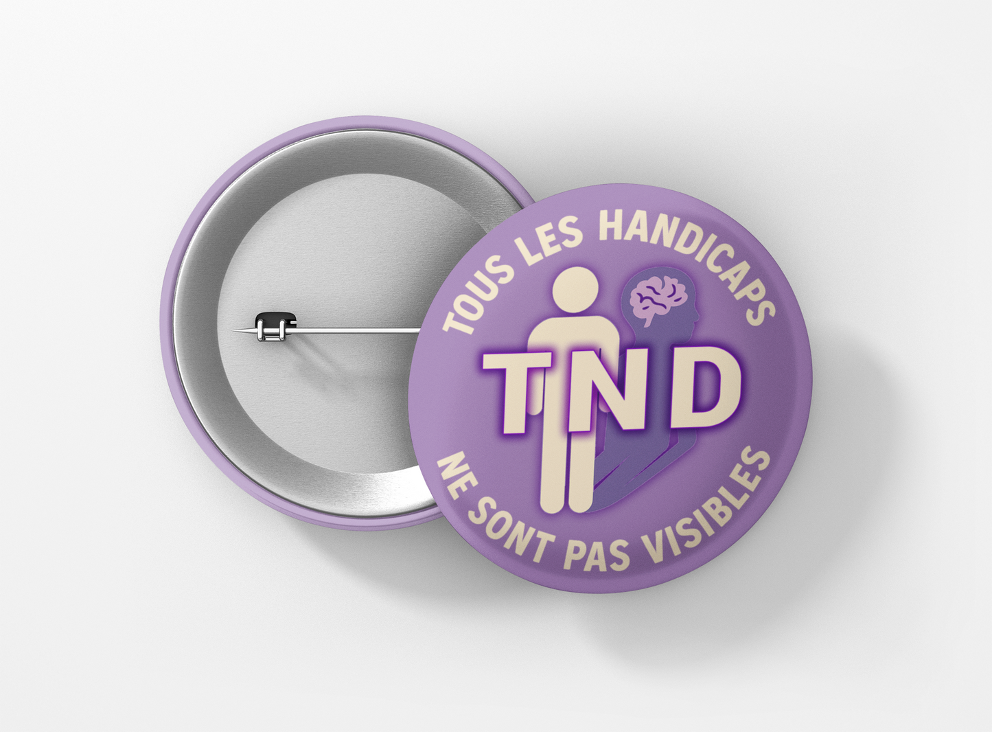 J'ai un handicap invisible. TND. Trouble du neurodéveloppement.
