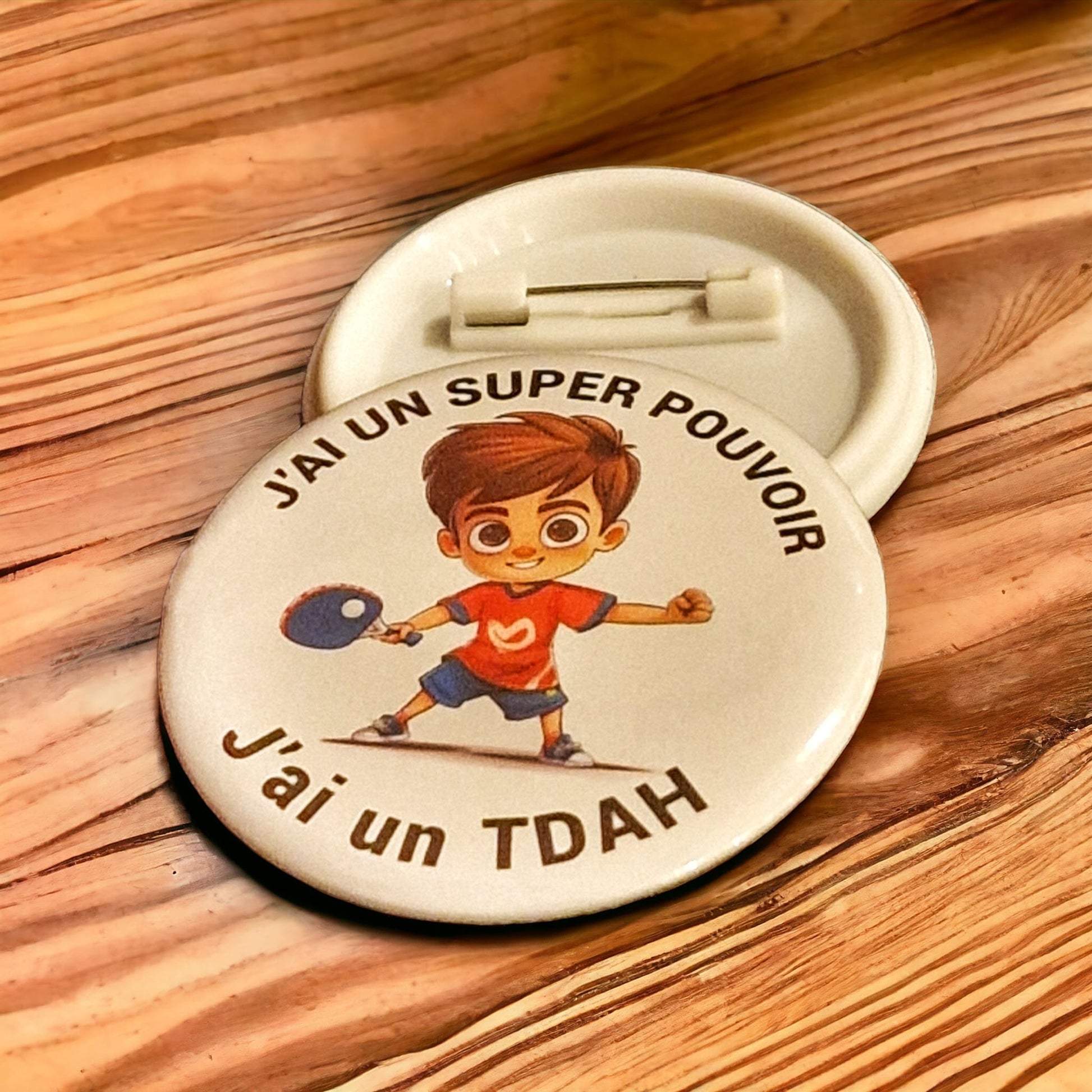 J'ai un super pouvoir j'ai un TDAH tennis de table