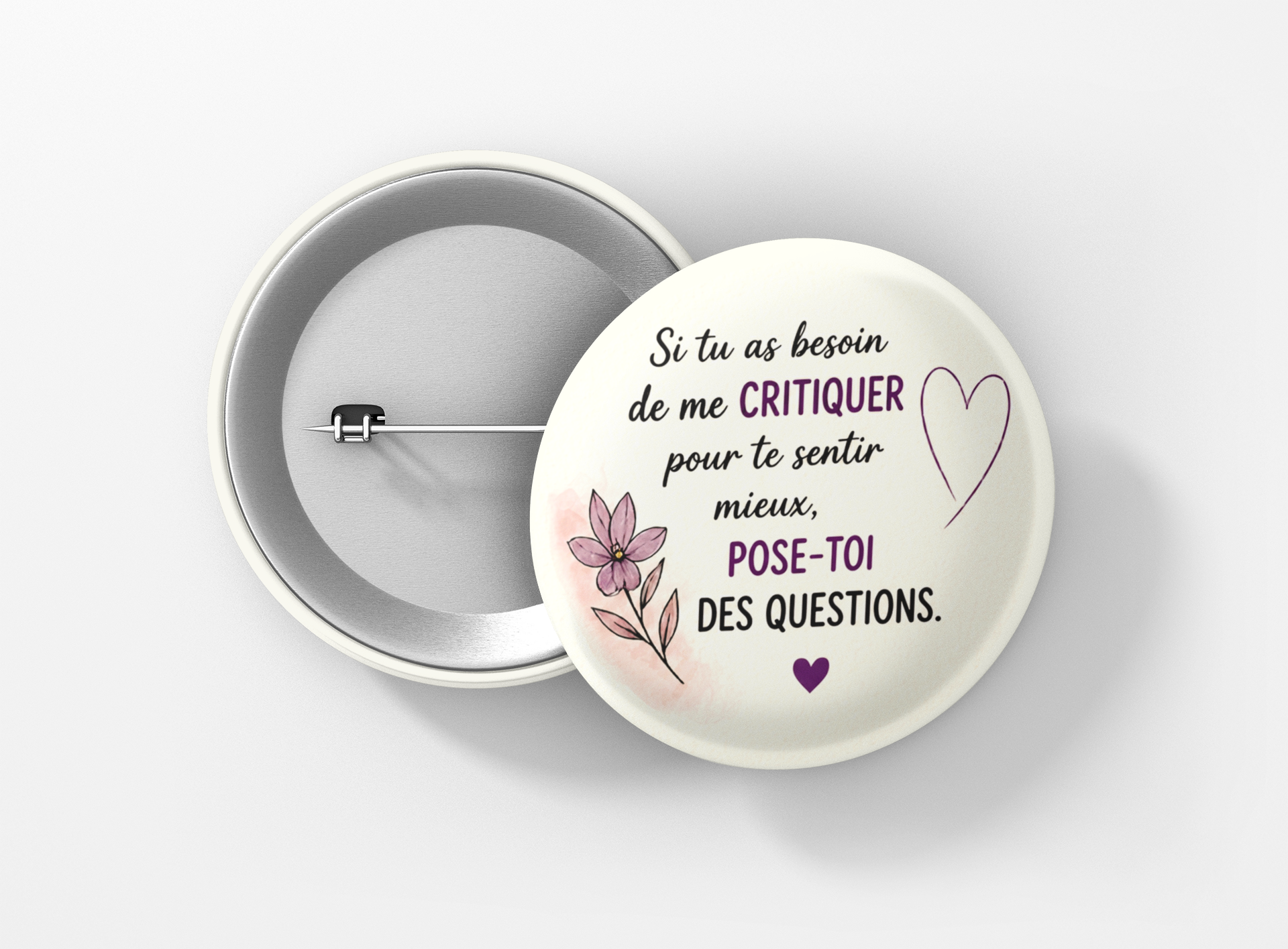 Mots pour maux Si tu as besoin de critiquer pose toi des questions