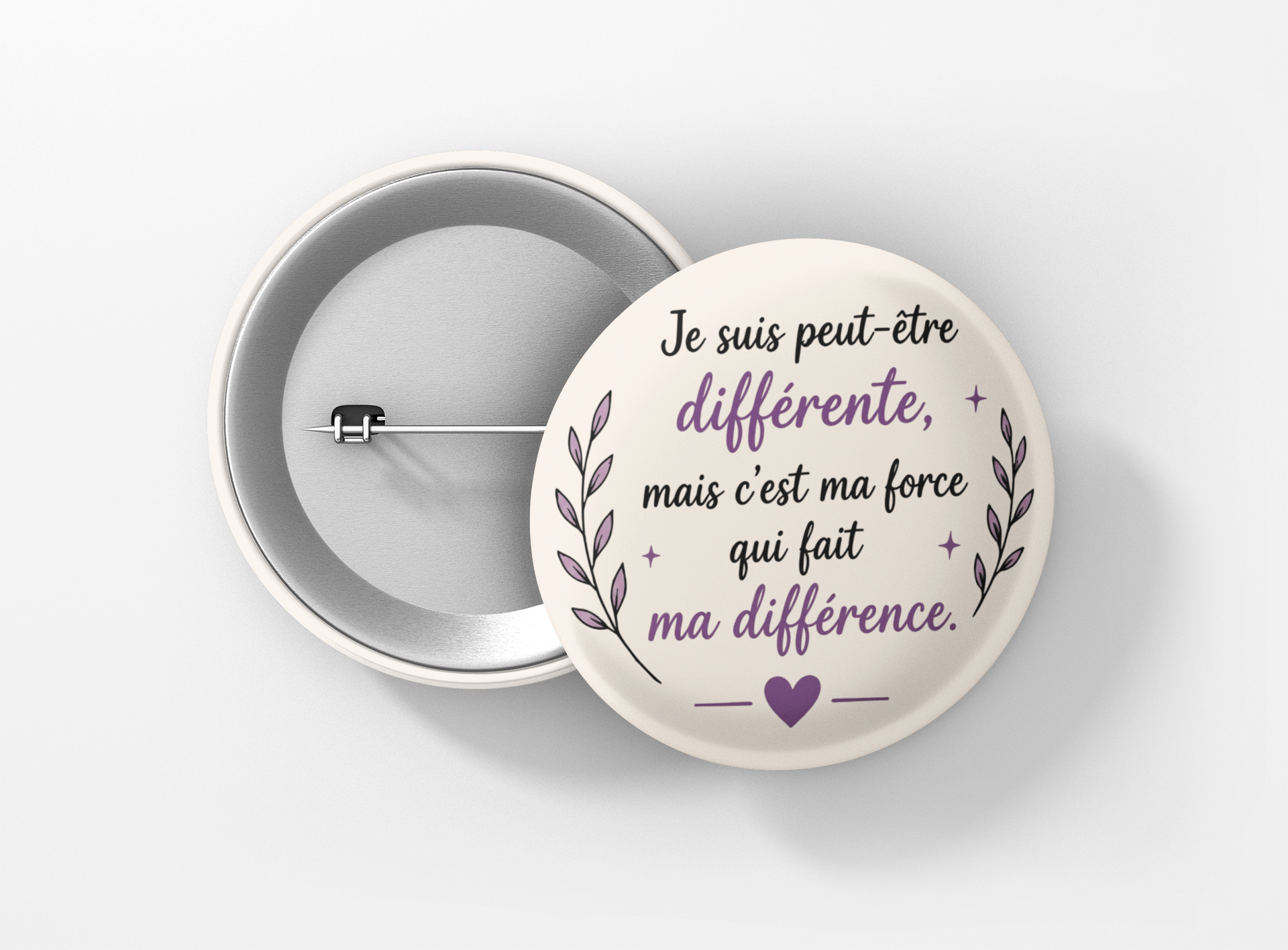 Mots pour maux je suis différente mais c'est ma force