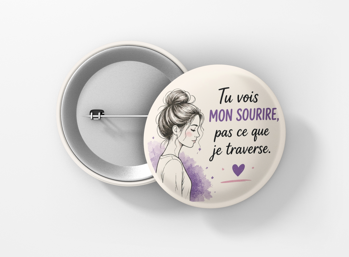Mots pour maux tu vois mon sourire pas ce que je traverse