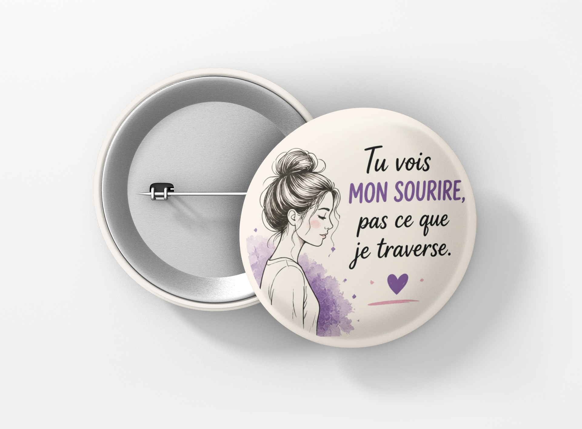 Mots pour maux tu vois mon sourire pas ce que je traverse