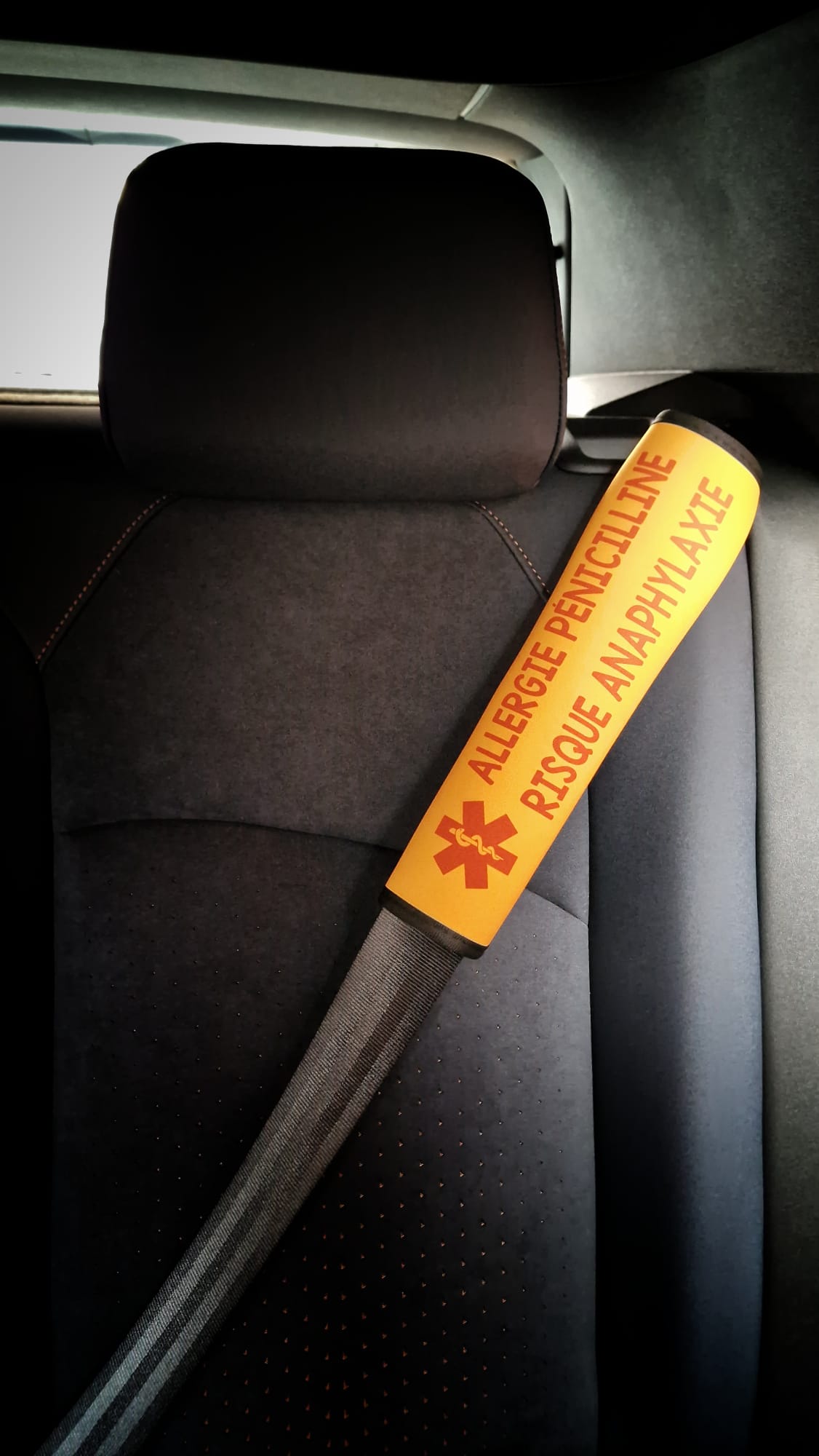 Protege ceinture allergie Pénicilline