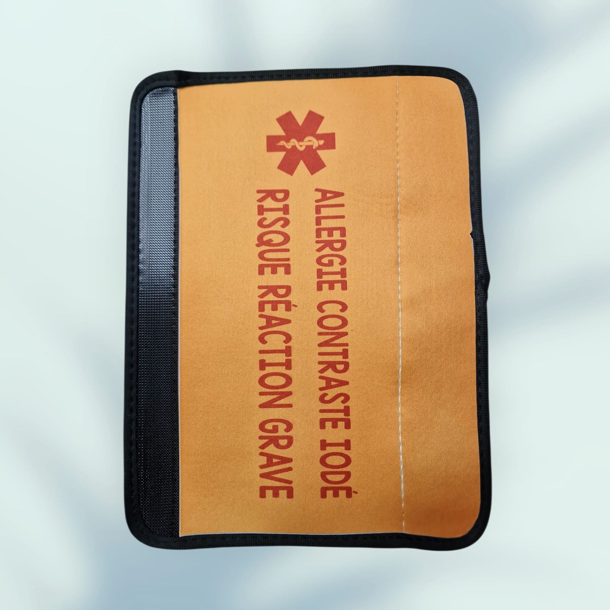 Protège ceinture sécurité allergie contraste iode