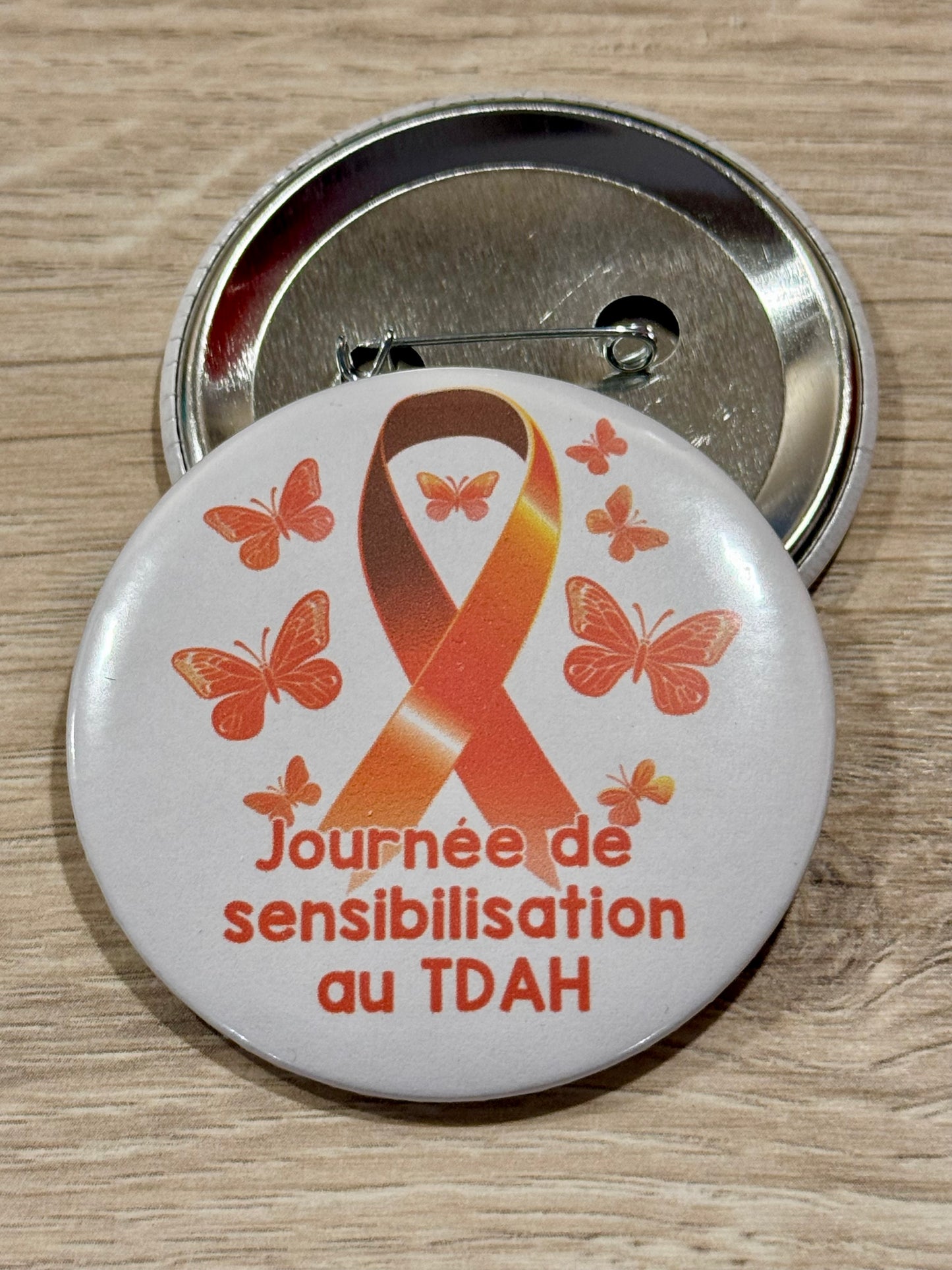 TDAH journee de sensibilisation 2 juin. ruban orange