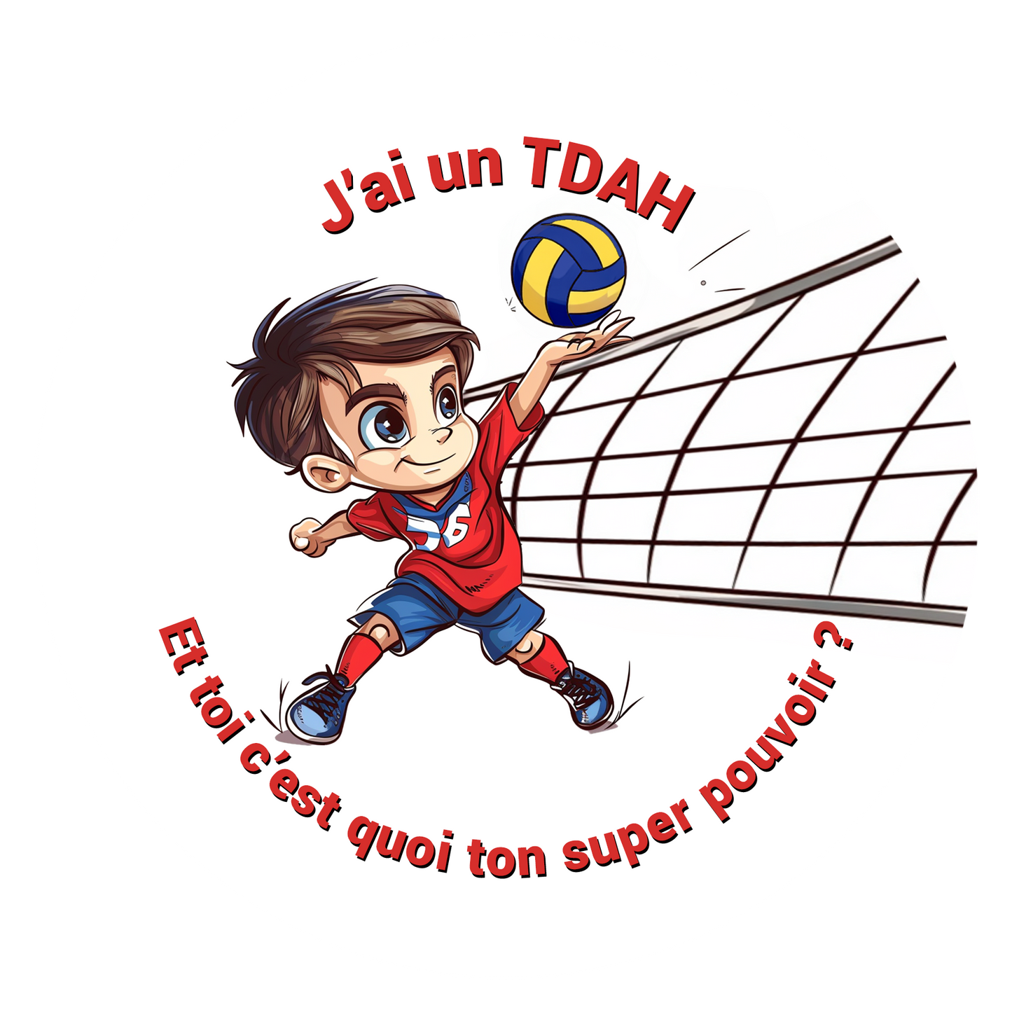 TDAH. SPORT ET SUPER-HEROS. (PLUSIEURS VISUELS)