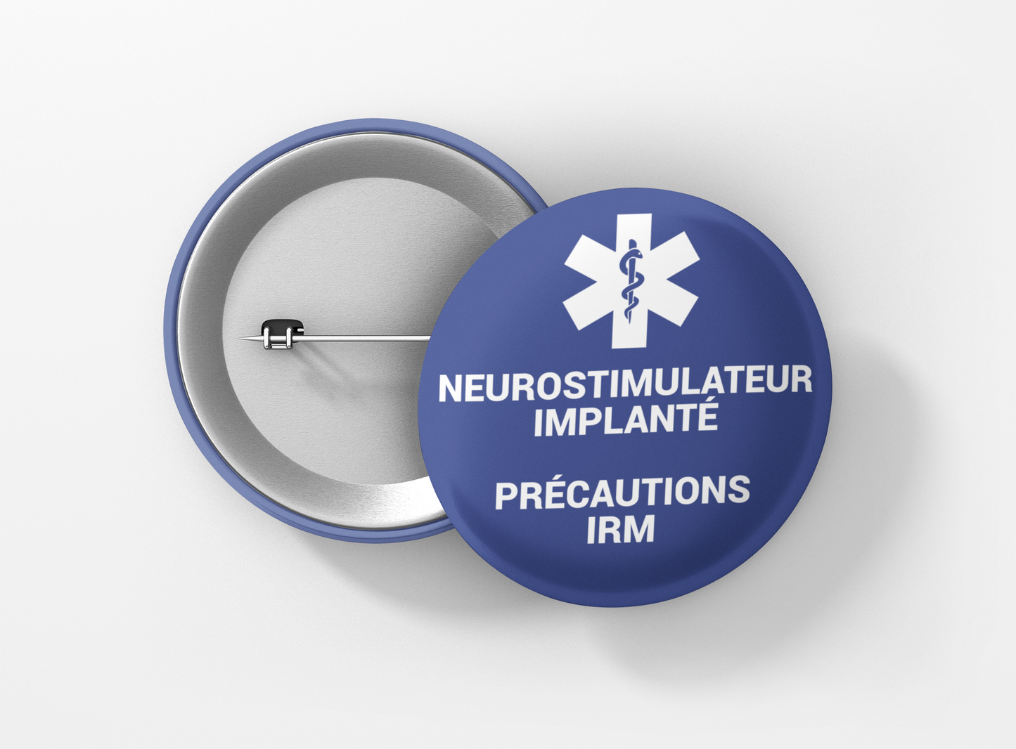 badge neurostimulateur implanté