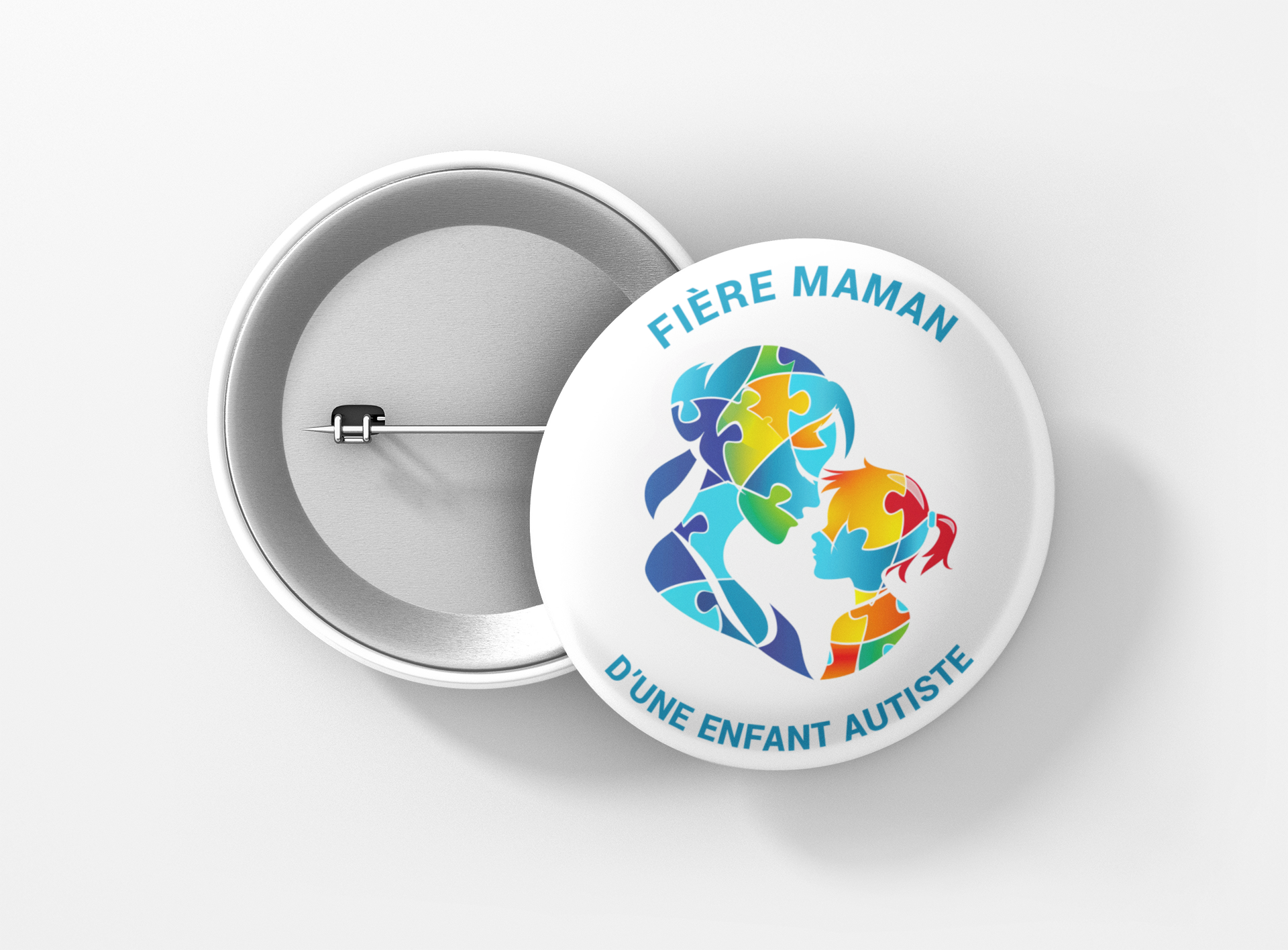 fière maman une enfant autiste puzzle