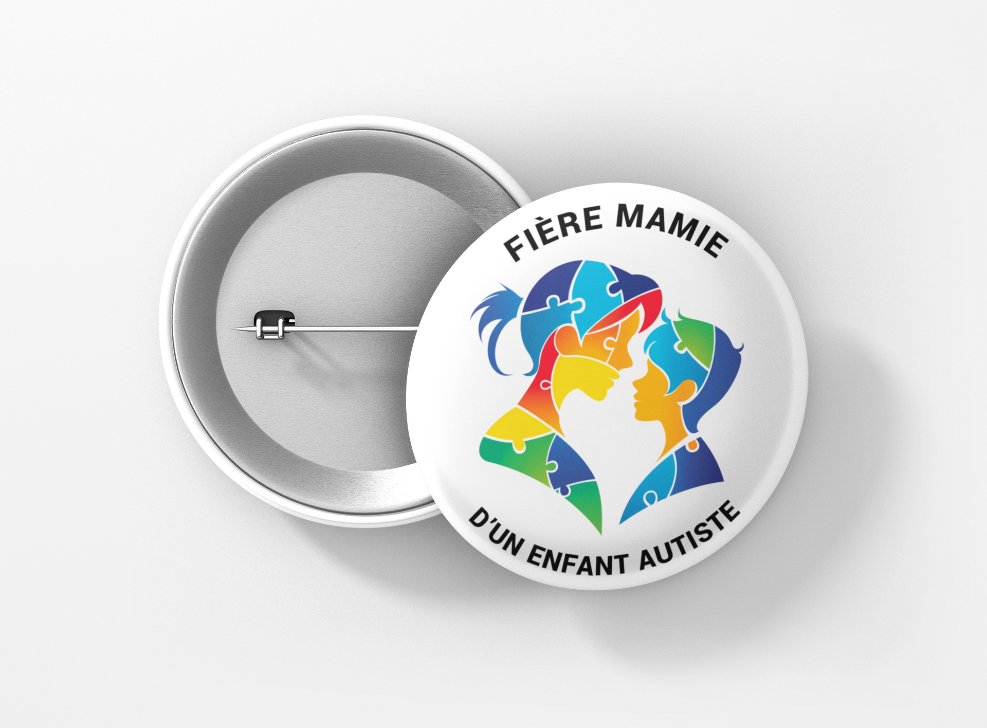 fière mamie enfant autiste puzzle