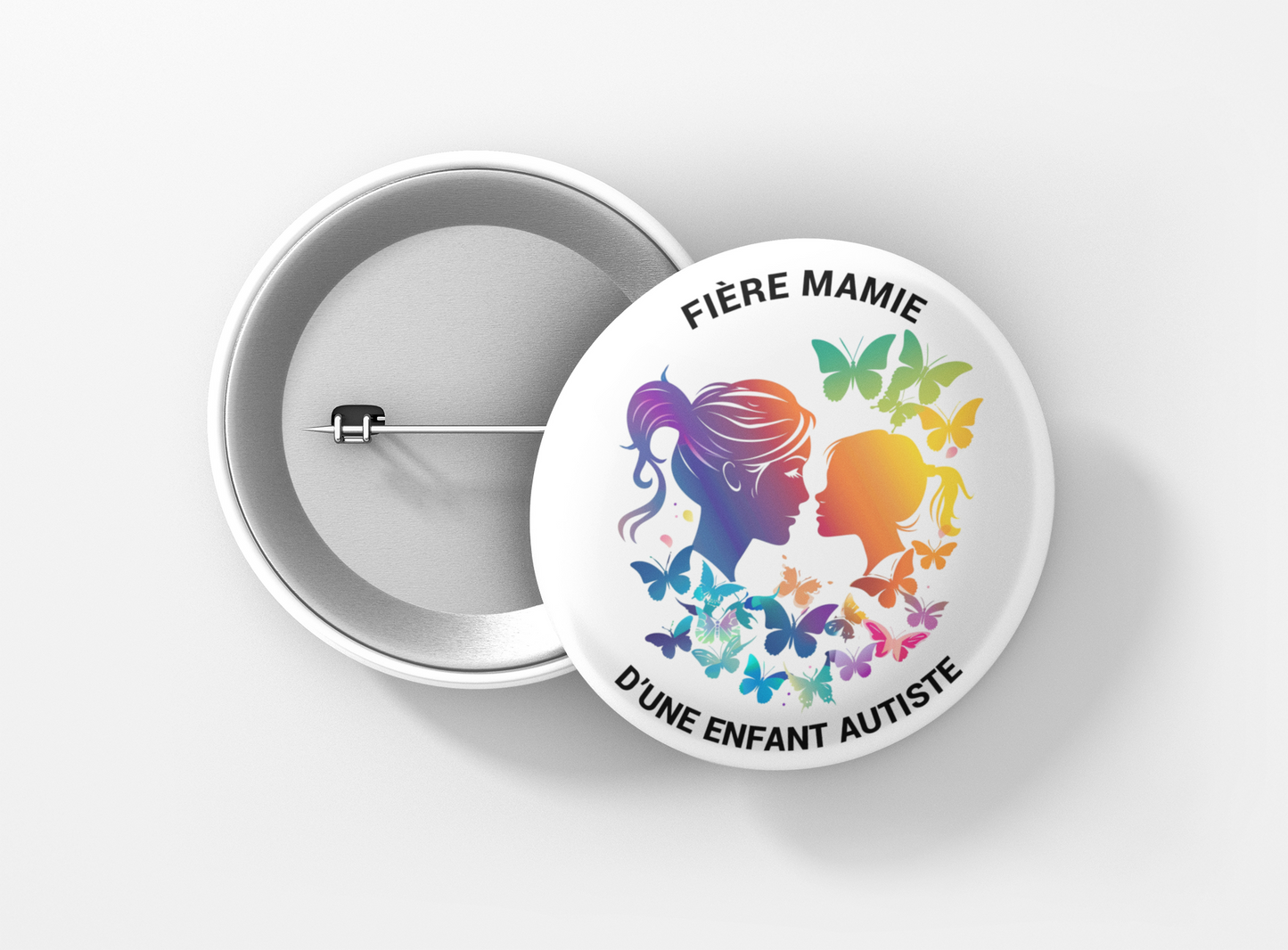 mamie fille autiste papillons
