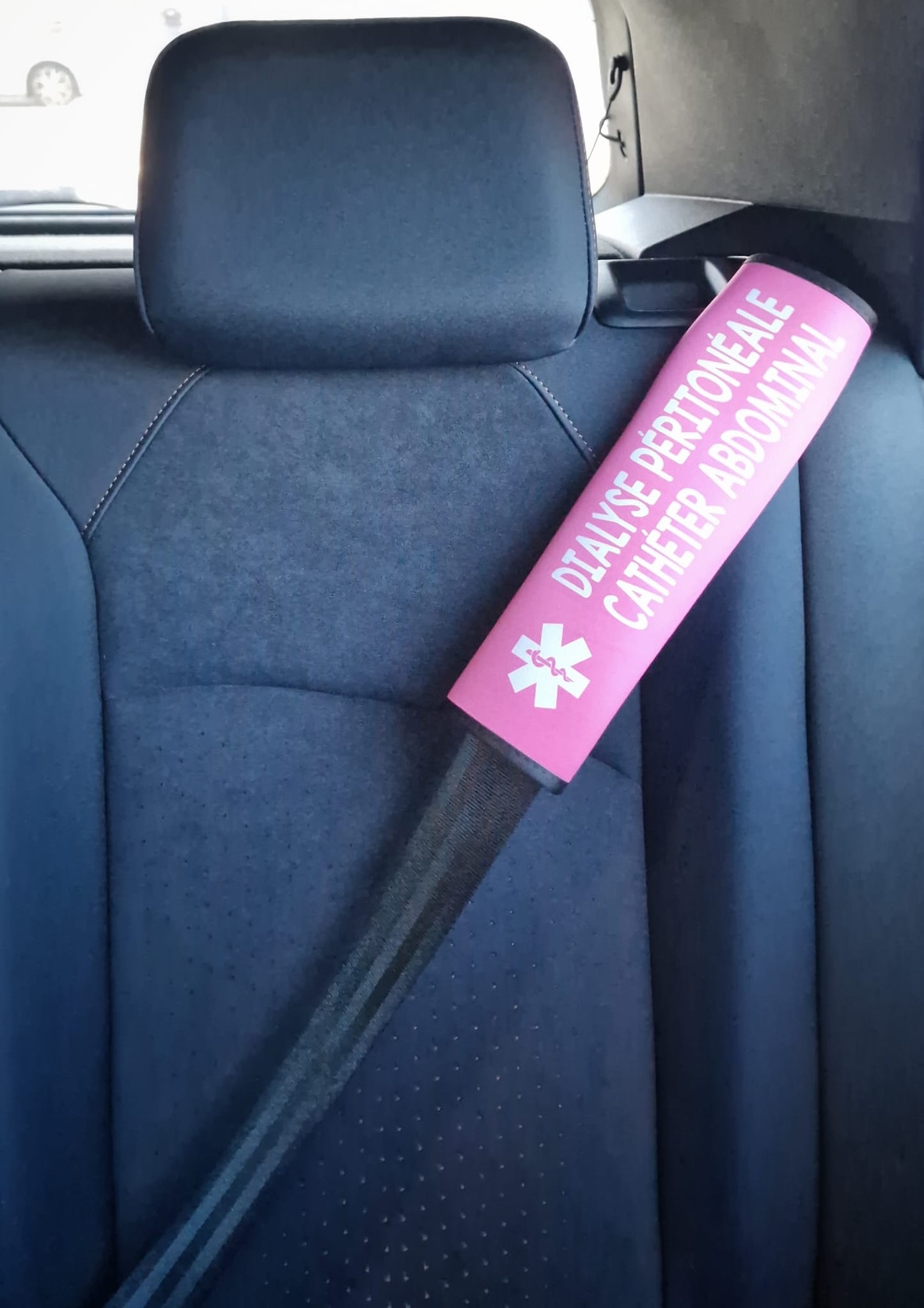 protège ceinture dialyse péritonéale rose